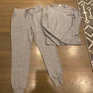 LC Lauren Conrad Gray Lounge set